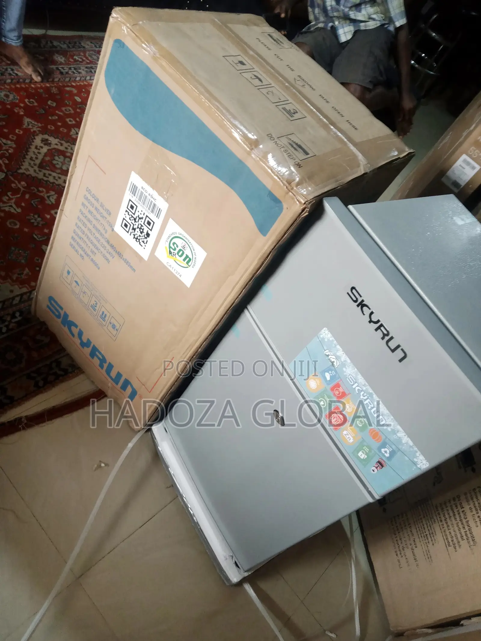 Skyrun 85L Double Door Refrigerator (Bcd-85hc),Fast Freezing