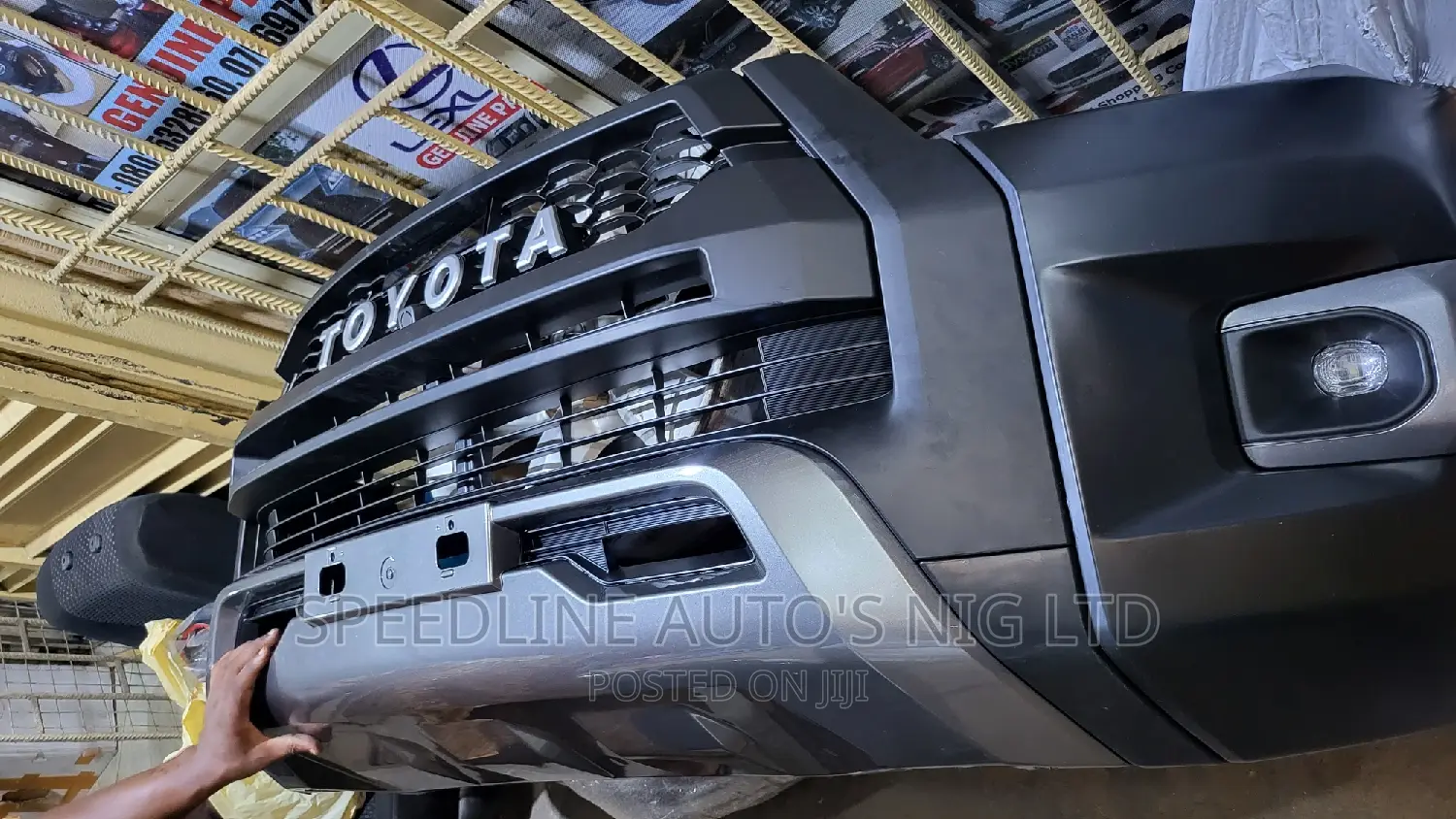 Complete Front Bumper Toyota Hilux 2016 Upgraded to 2023