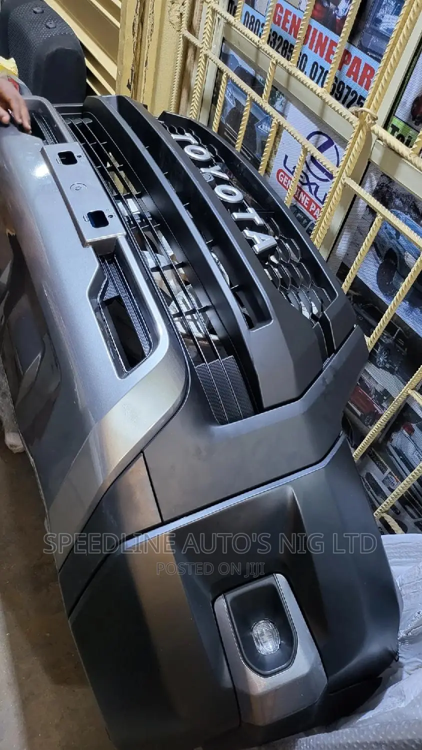 Complete Front Bumper Toyota Hilux 2016 Upgraded to 2023