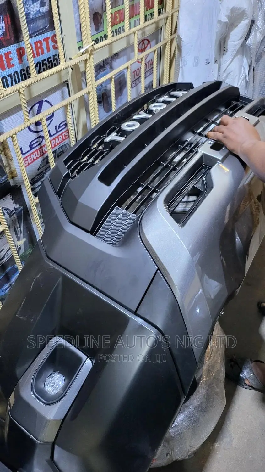 Complete Front Bumper Toyota Hilux 2016 Upgraded to 2023