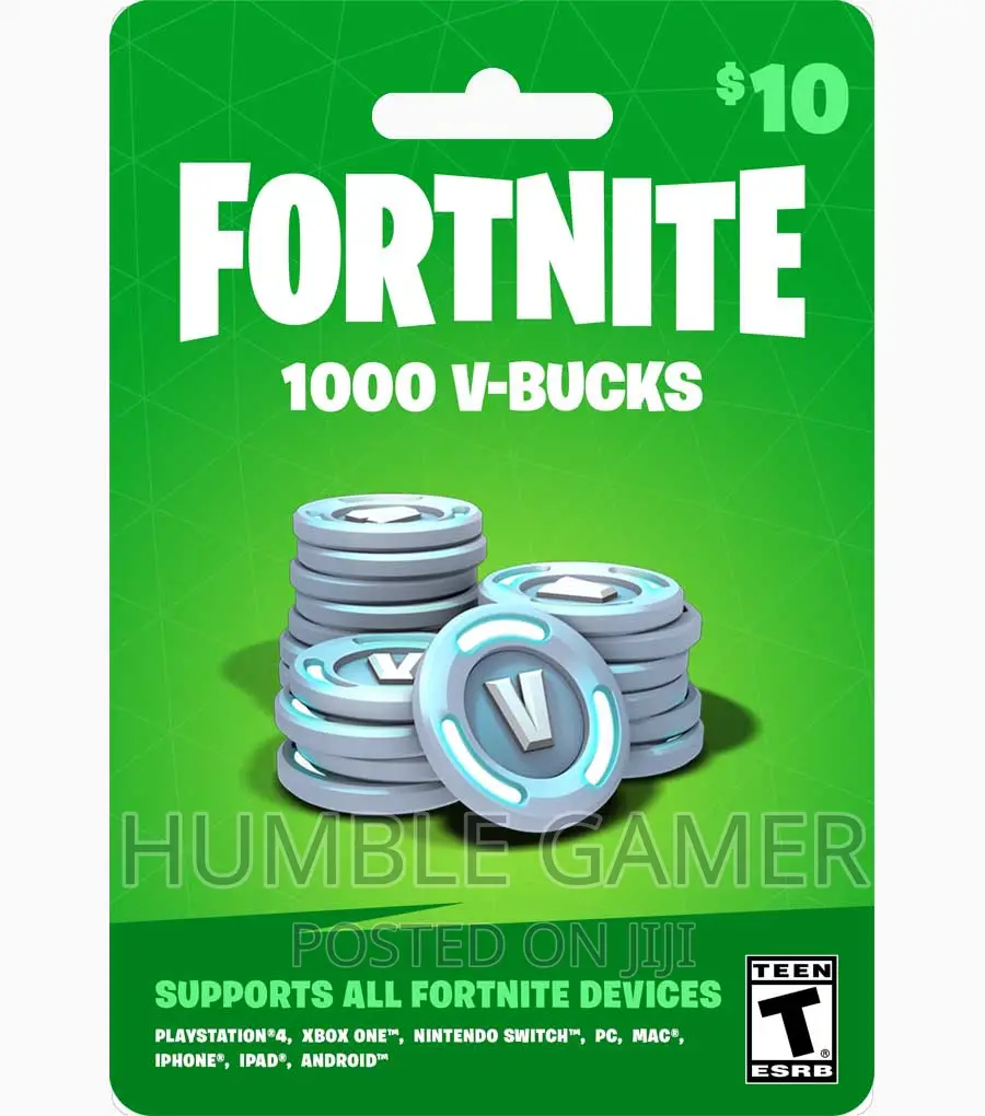 Fortnite 1000 Vbucks Gift Cards