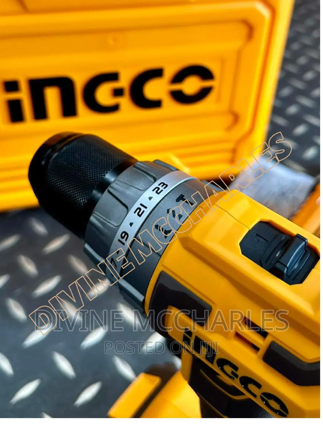 Cidli20605 Ingco 20v Brushless Motor Impact Drill