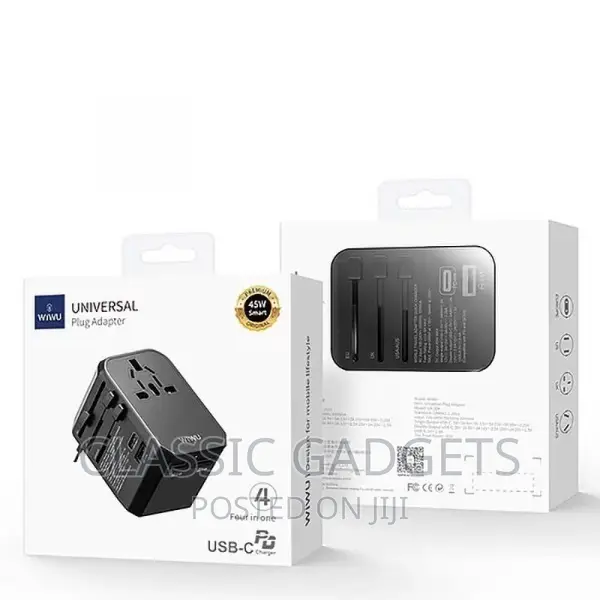 Wiwu Ua-304 4 in 1 Universal Plug Adapter