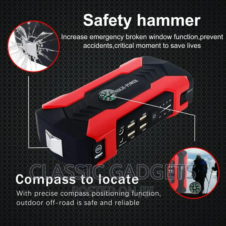 High-Power Multifunction Jump Starter 99800mah