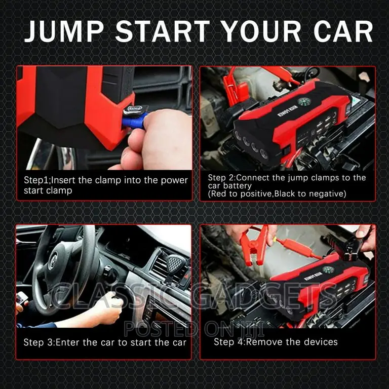 High-Power Multifunction Jump Starter 99800mah