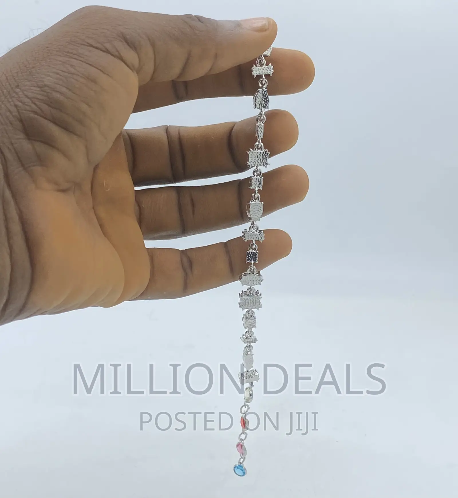 Pattern Classic Men’S Link Smiley Bracelet