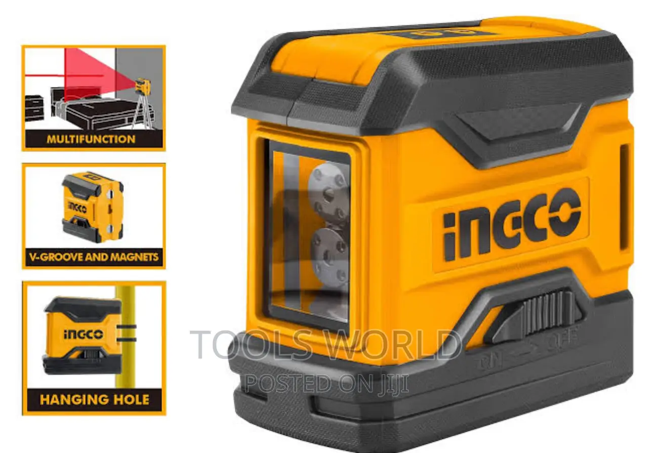 Ingco HLL156508 Line Laser Level (Cross Line) [15 Meters]