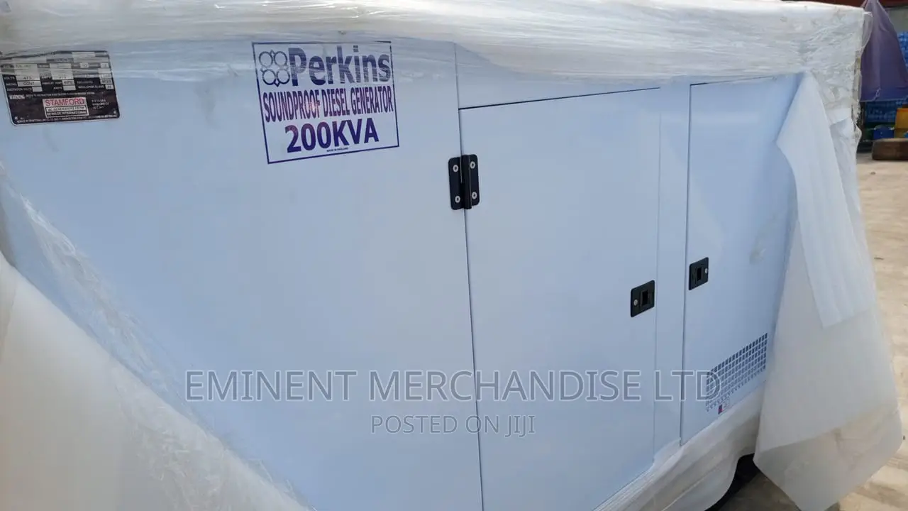 200kva UK Perkins Soundproof Generator