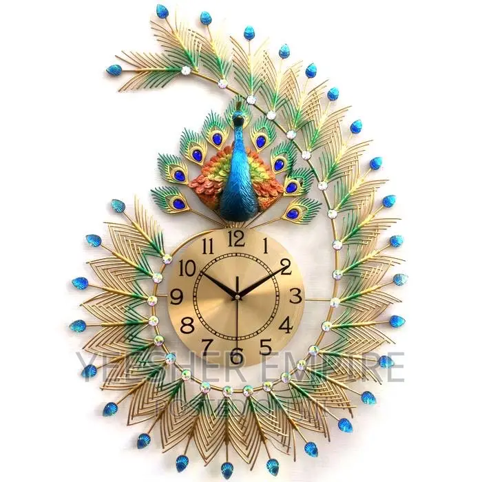 Peacock Clock