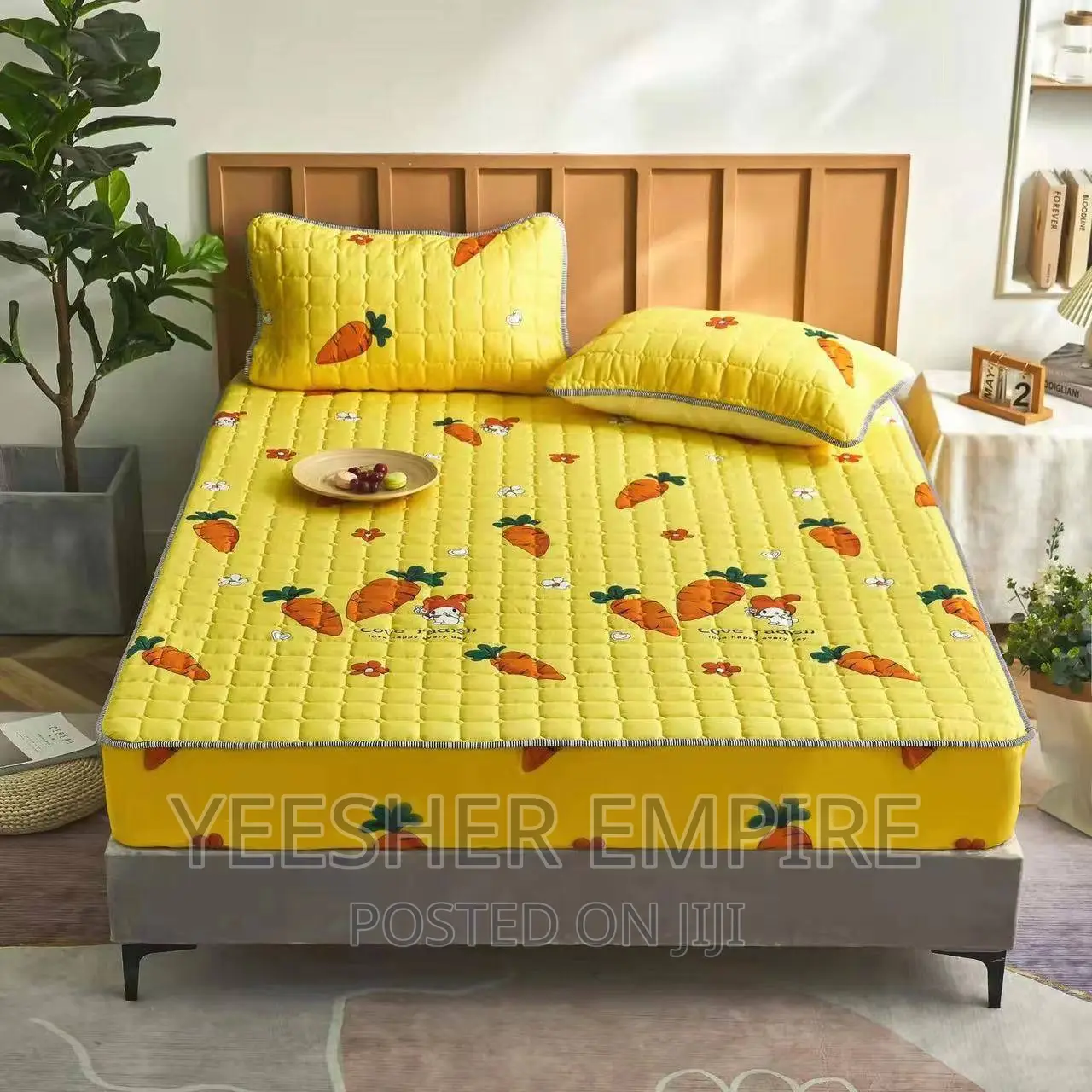 Water Absorbent Bed Cover With Pillow Cases