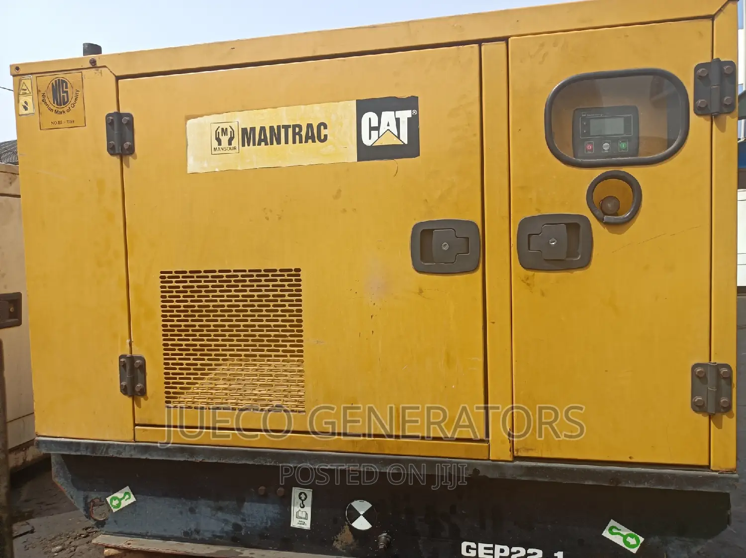 Untampered Caterpillar 20kva Soundproof Generator for Sale.