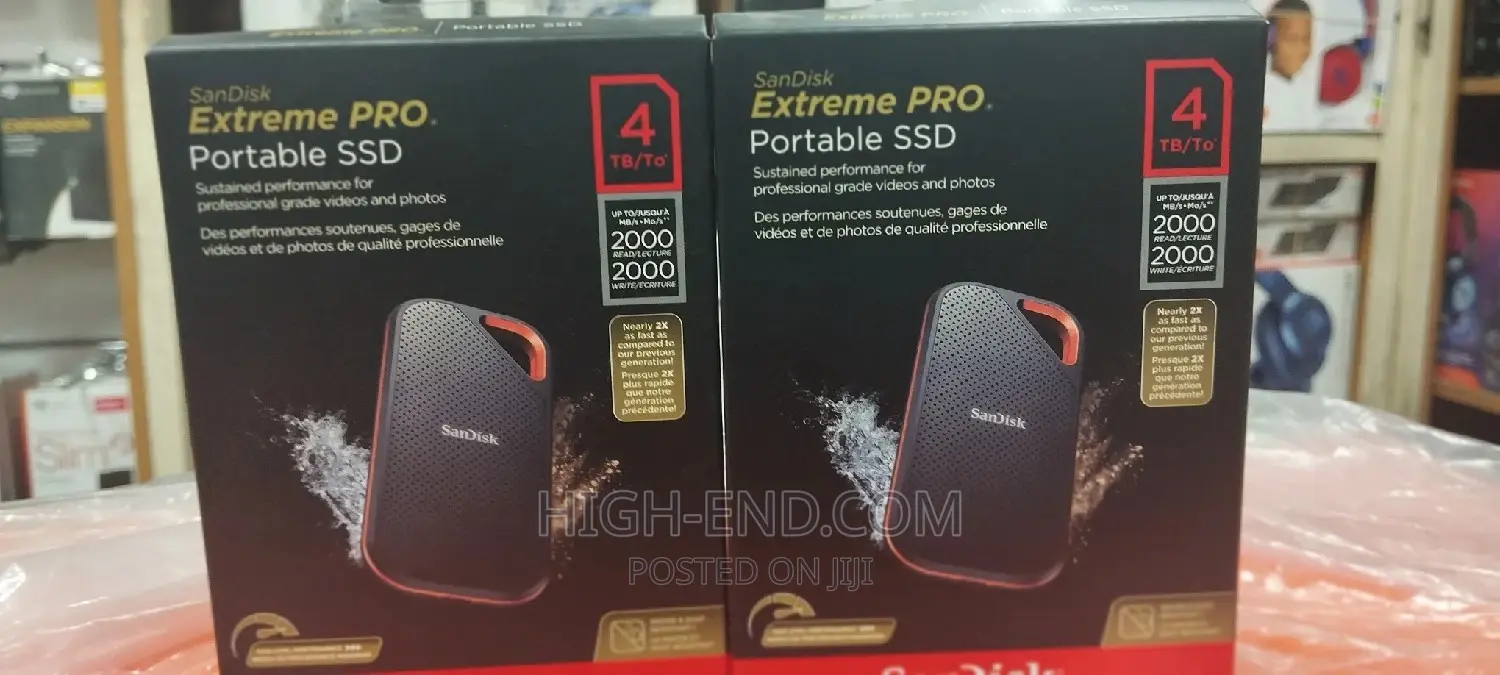 Sandisk Extreme Pro Portable SSD 4tb 2000mbps