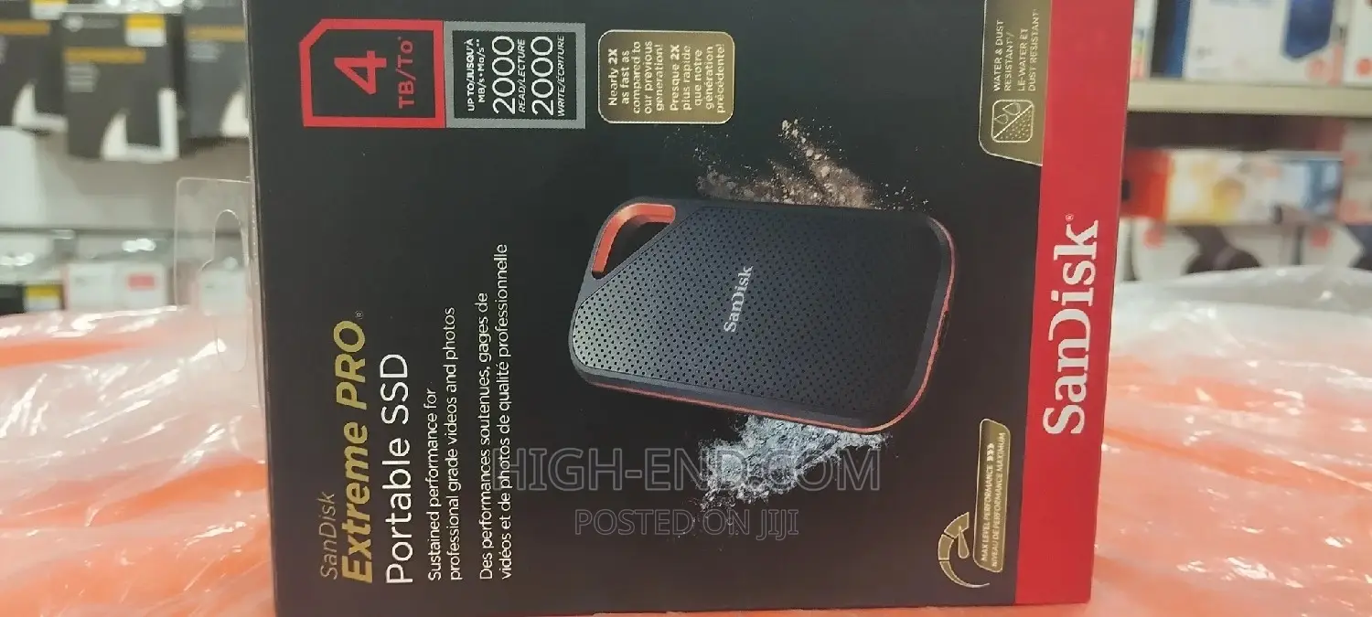Sandisk Extreme Pro Portable SSD 4tb 2000mbps