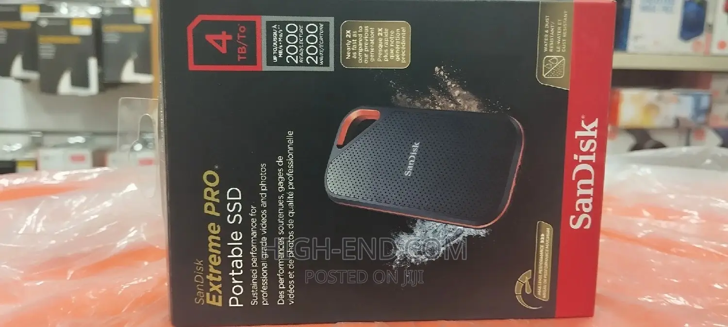 Sandisk Extreme Pro Portable SSD 4tb 2000mbps