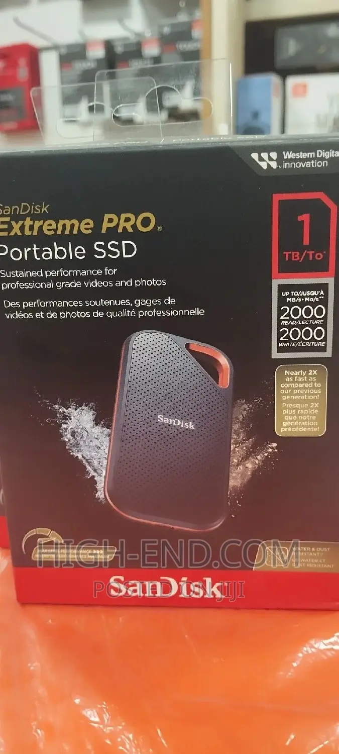 Sandisk Extreme Pro 1tb Portable SSD 2000mbps