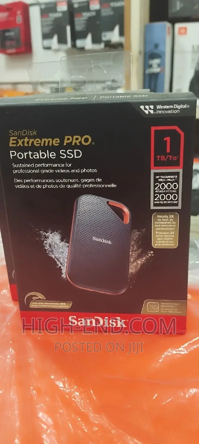 Sandisk Extreme Pro 1tb Portable SSD 2000mbps