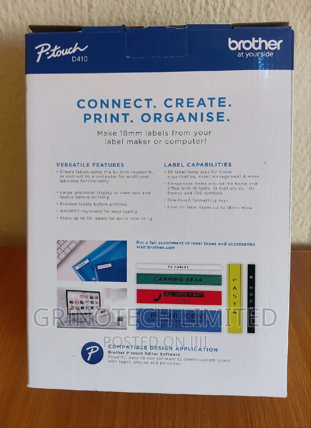 Brother P-Touch D410 Label Printer