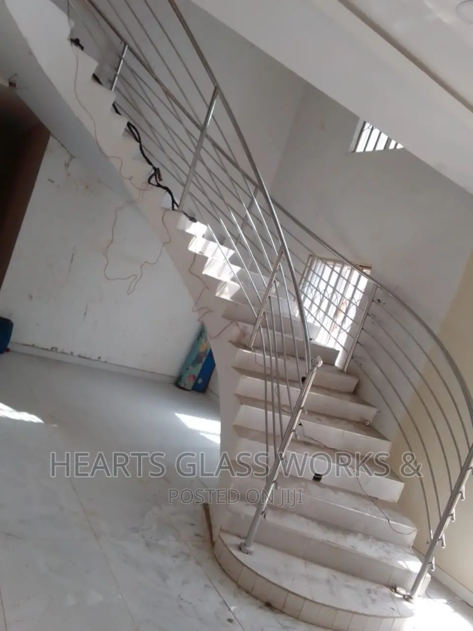 Spiral Stairs Installed With Turkish Sus 304 Stainless Steel