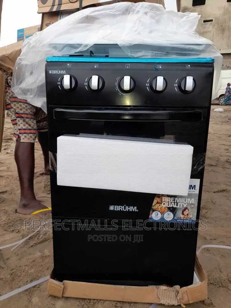 50*50 Bruhm 4 Burner Freestanding Cooker With Oven