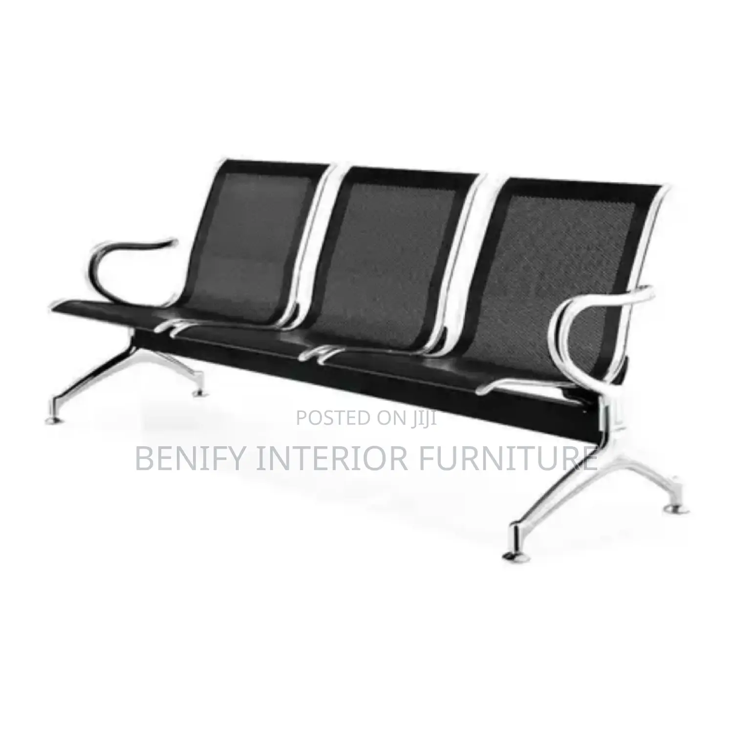 3 in 1 Metal Visitors | Airport Chair