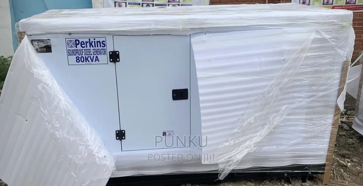 80 Kva Perkins Brand New Soundproof Gen With 100%Copper
