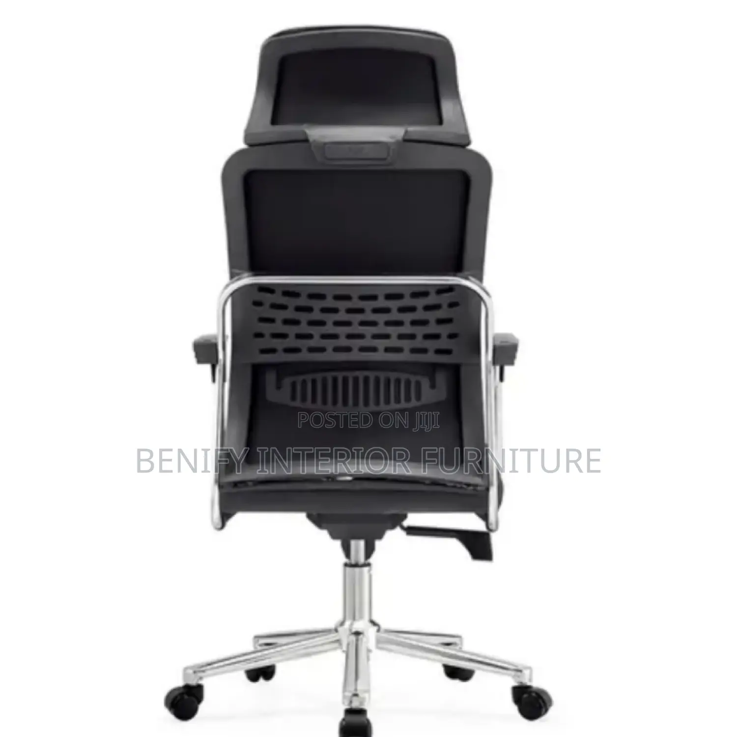 High-Back Executive Office Chair; Ideal for Computer Desk