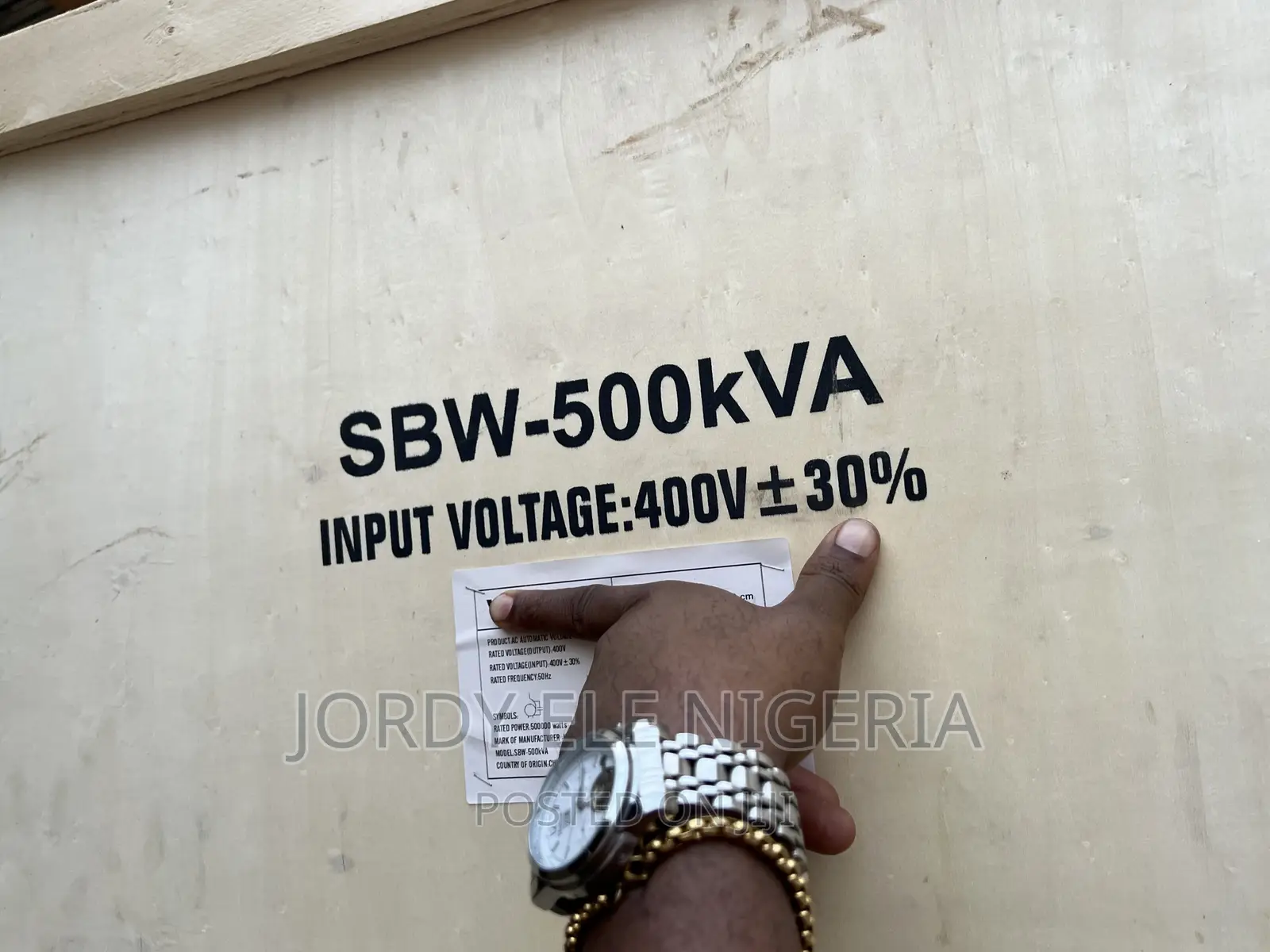 Jordy Ele 500kva Stabilizer. 500kva Avr