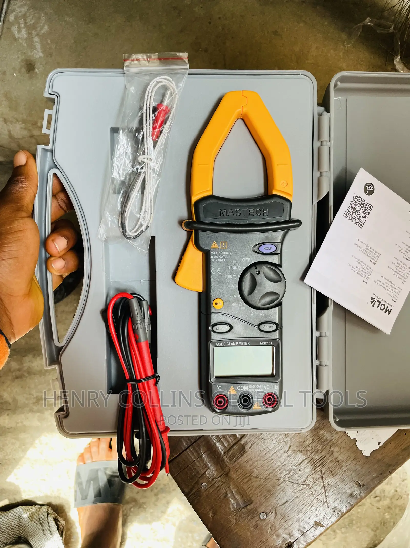 Ac/Dc Mastech Digital Clampmeter MS2101