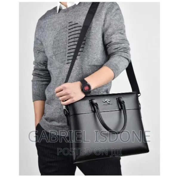 Slim Waterproof Latop Bag - Black