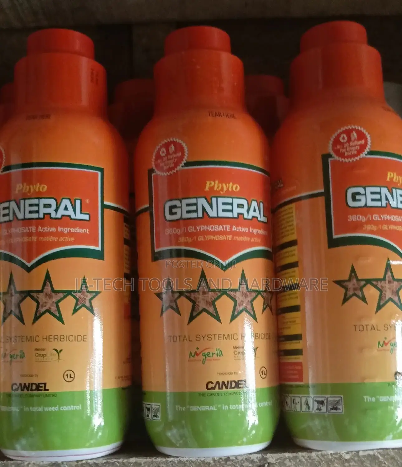 Phyto General Systemic Herbicide Weed and Grass Killer - 1l