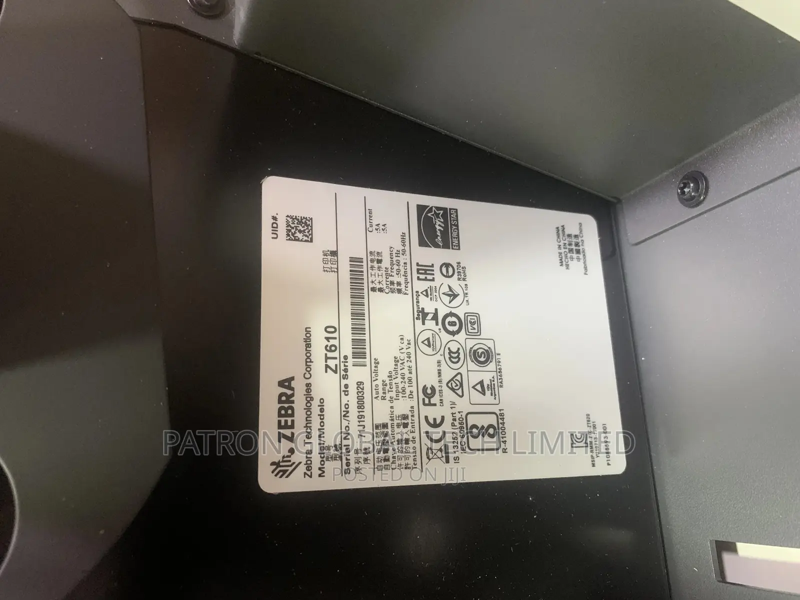 Zebra Industrial ZT610 Printer