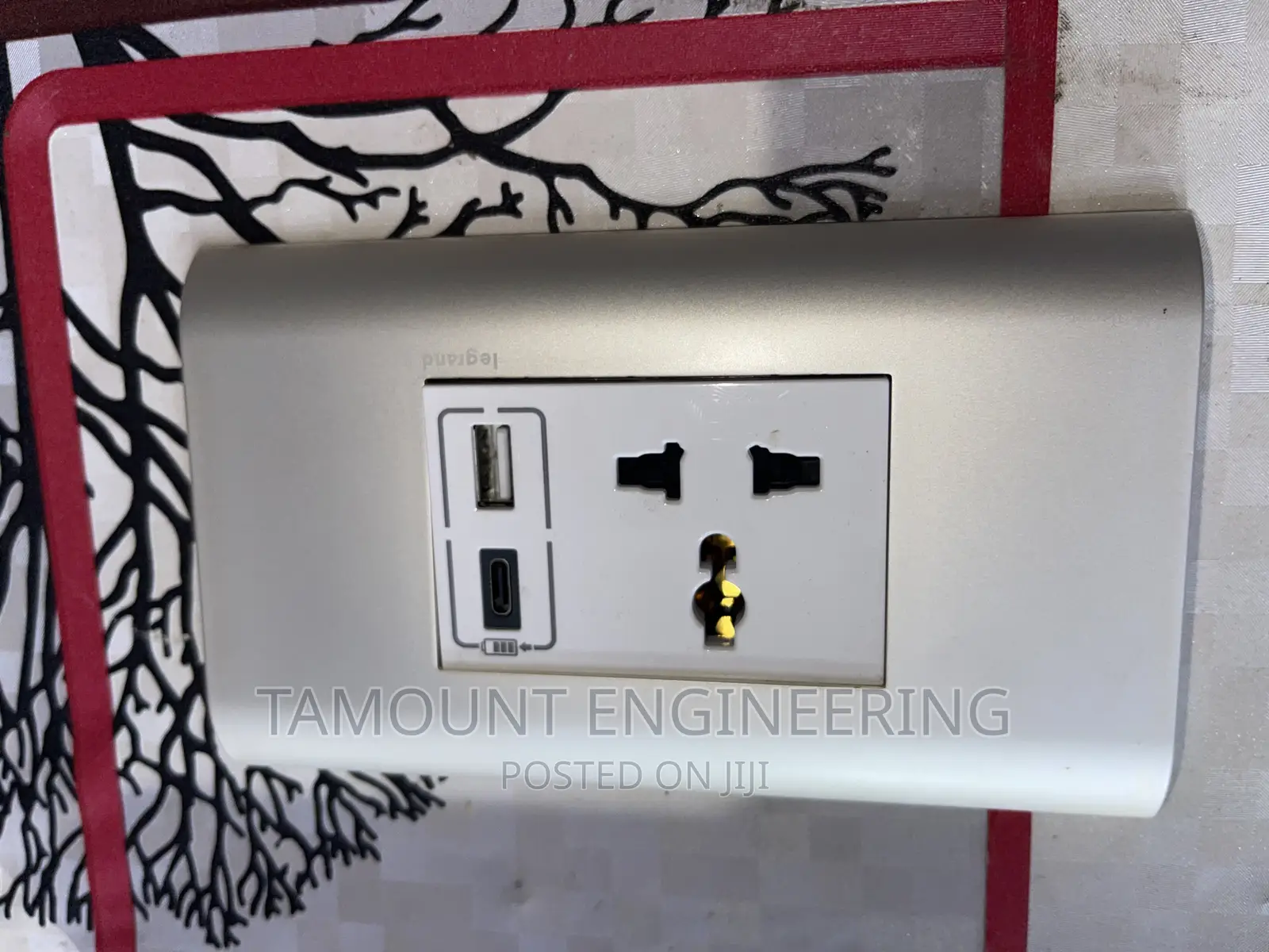 Legrand Special Sockets With Usb Type C Matt Silver