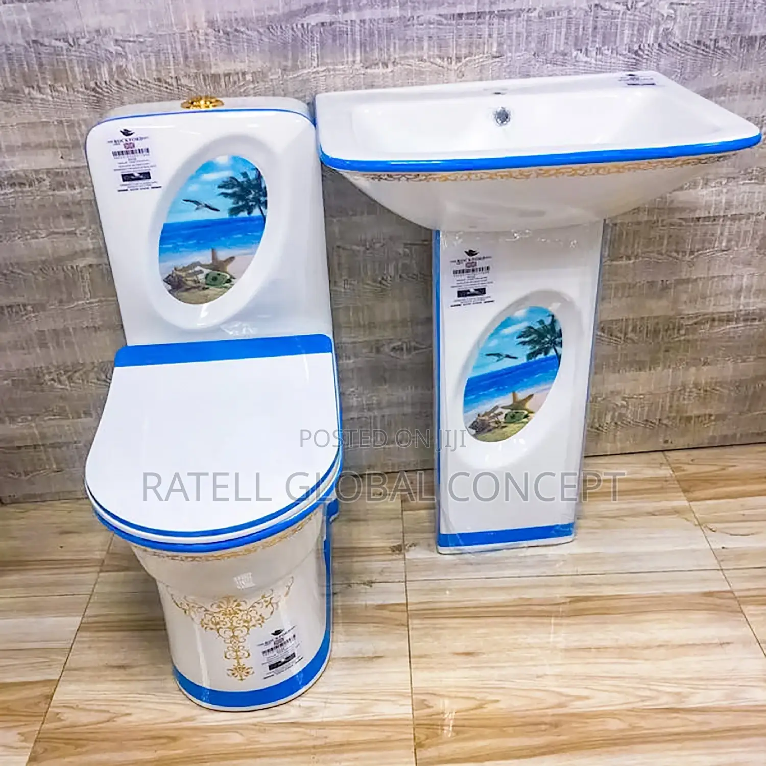Rockford Edge Executive Toilet (Blue)