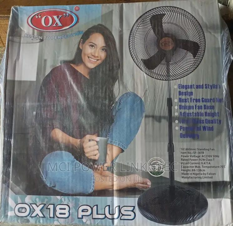Ox Plus Standing Fan