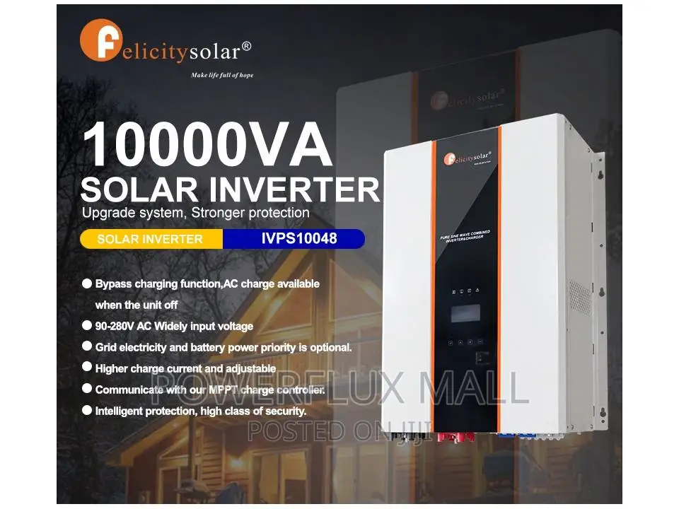 10KVA 48V Pure Sine Wave Inverter ≤6 PARALLEL (Lithium Batte