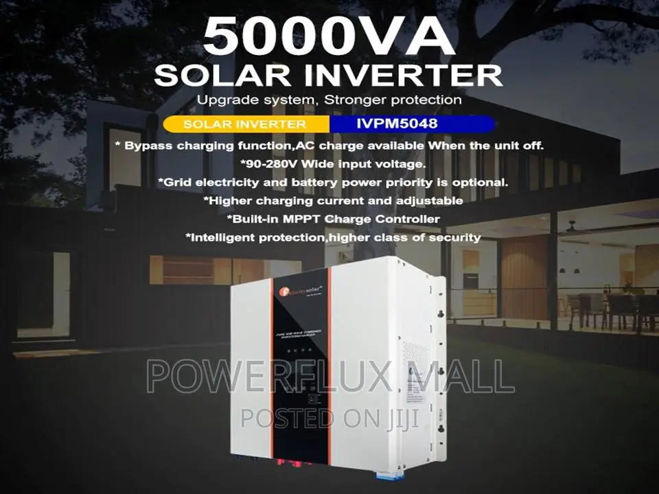 5KVA 48V Pure Sine Wave Inverter With 120A MPPT