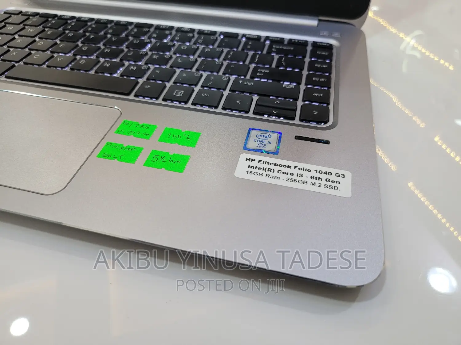 Laptop HP EliteBook 1040 G3 16GB Intel Core I5 SSD 256GB