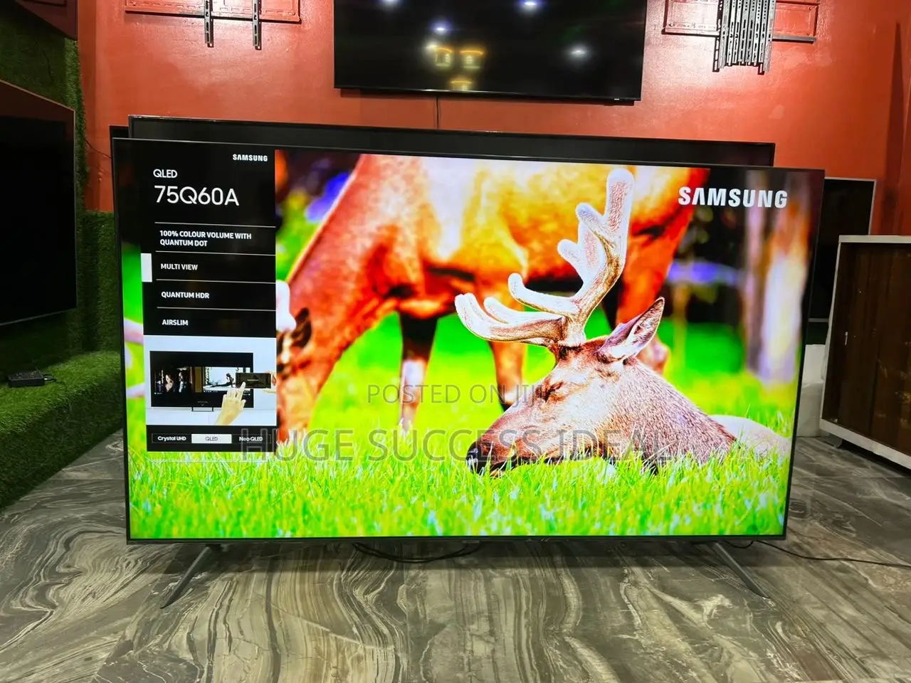 SAMSUNG 75" Smart Ultra HD HDR QLED TV With Bixby, Alexa