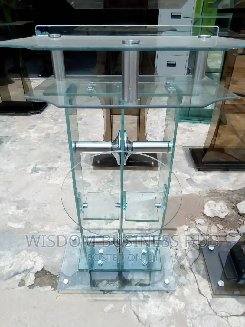 Glass Pulpit Stand for Churches