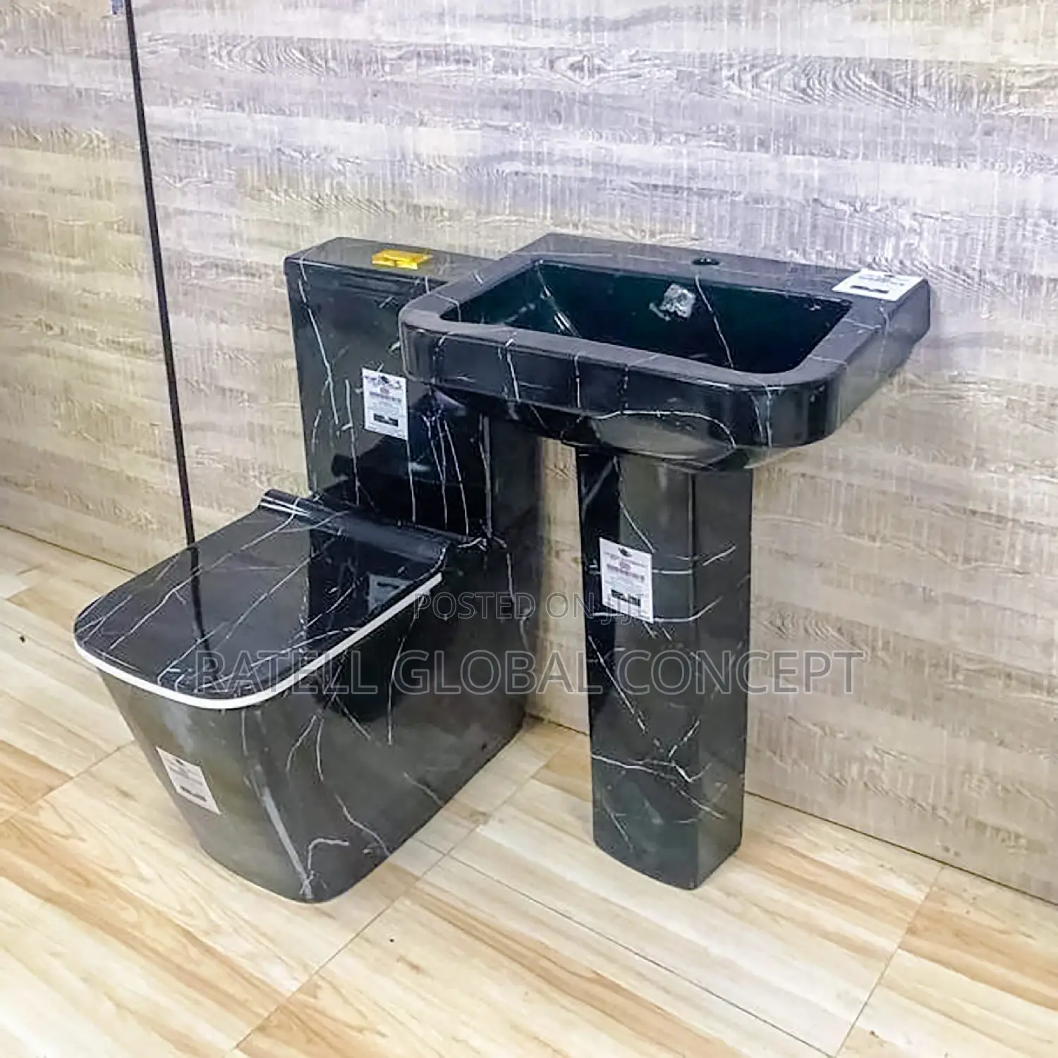 Rockford Aberdeen Black Marble Design