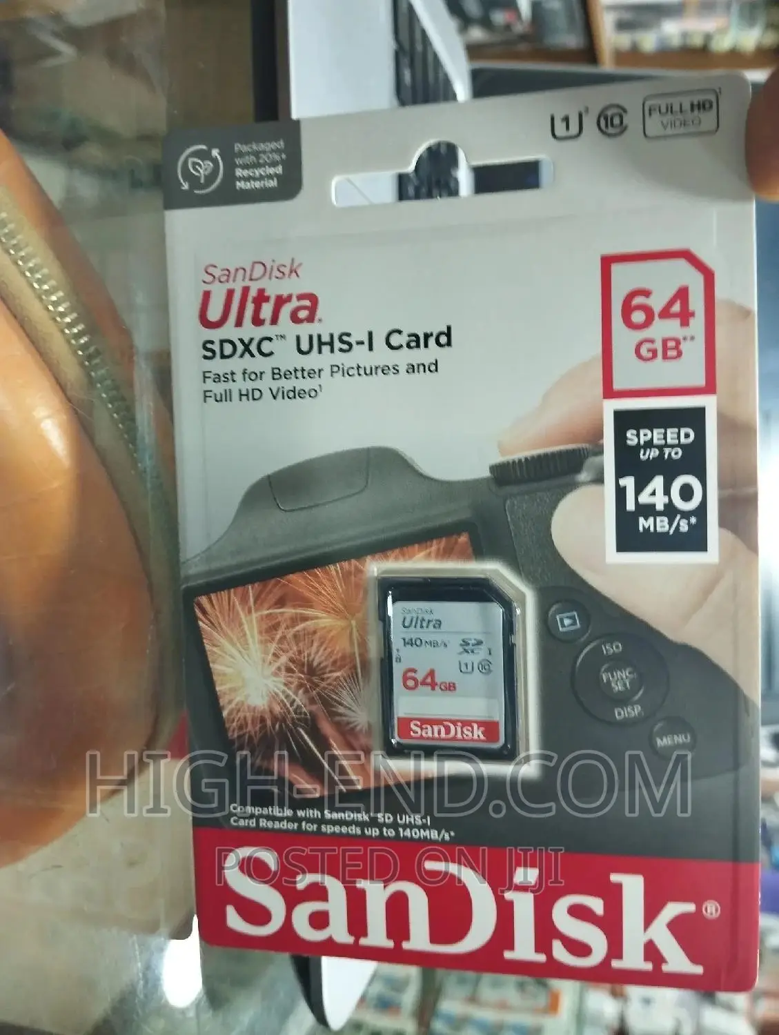 Sandisk Ultra SDXC Card 64gb 140mbps