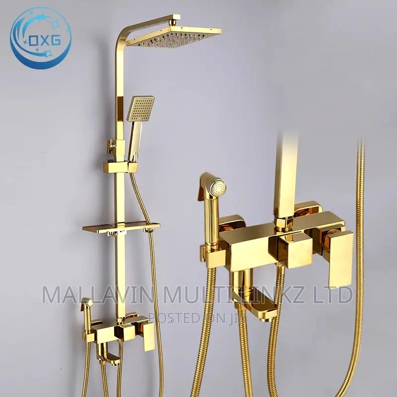 Complete Gold Shower Mixers
