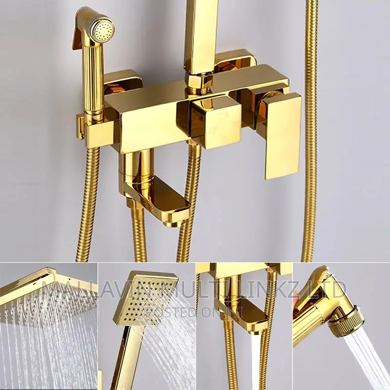 Complete Gold Shower Mixers