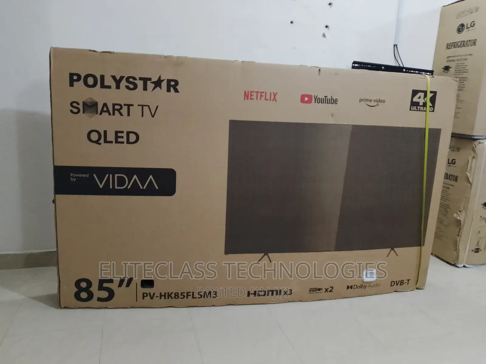 Polystar (85” Smart LED Ultra HD ) TV