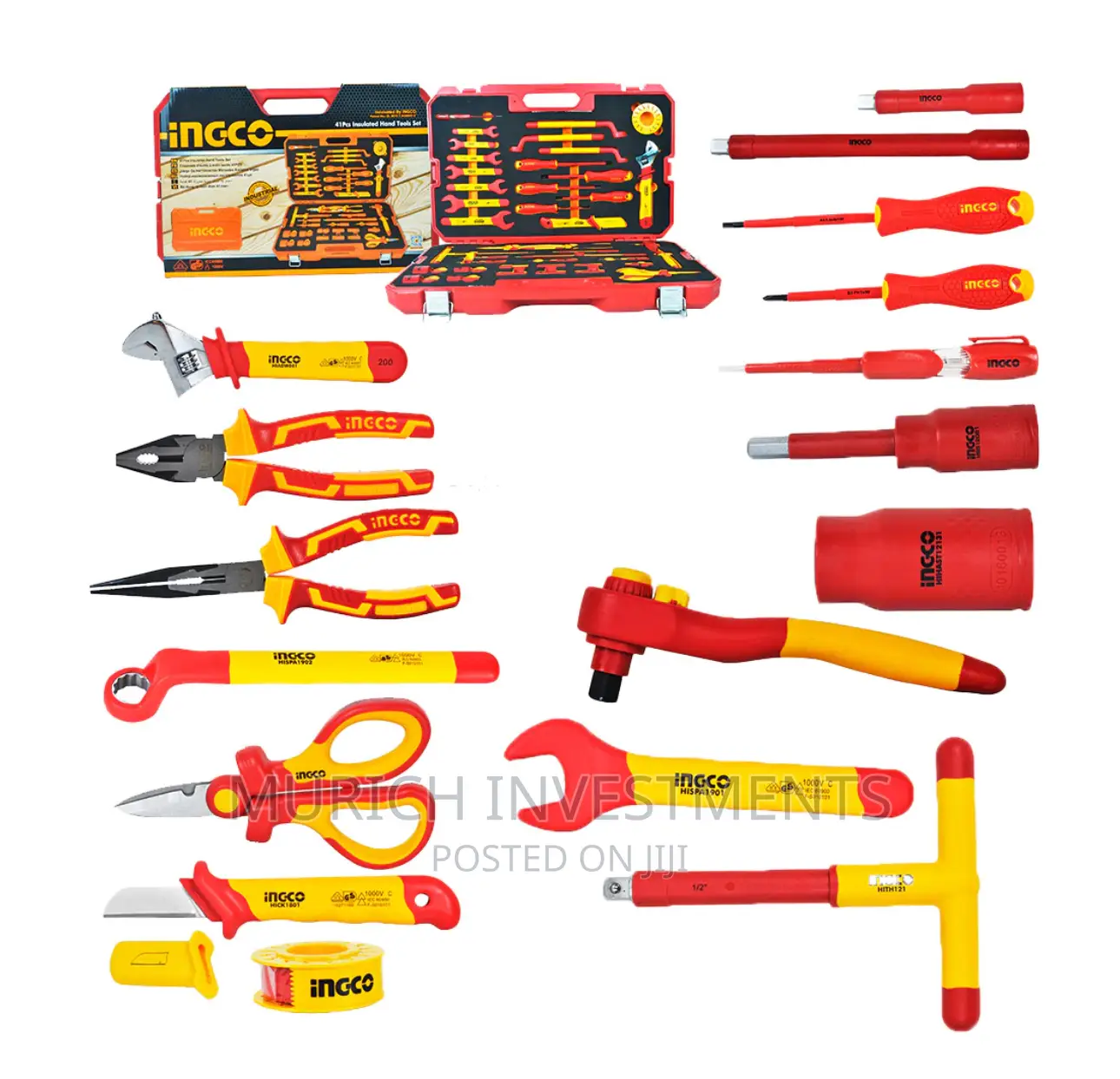 Ingco 41PCS Insulated Hand Tools Set HKITH4101