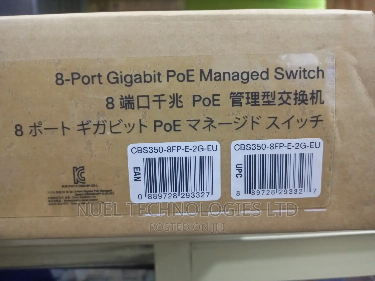 Cisco 8-Port Gigabit Poe Managed Switch