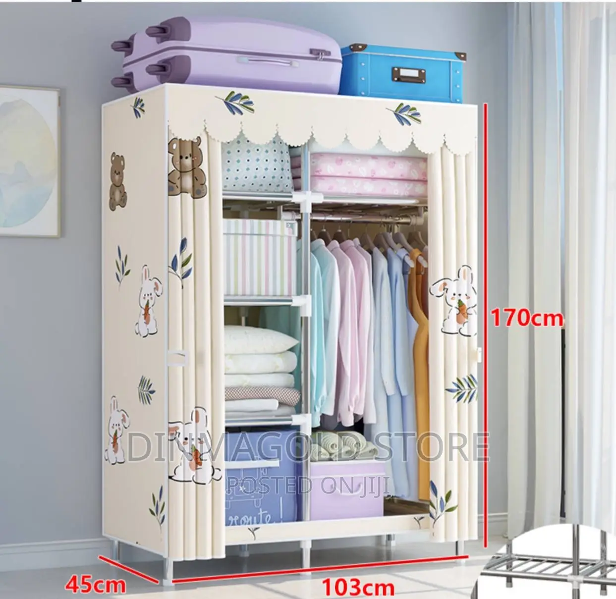 Simple Cloth Wardrobe 103cm