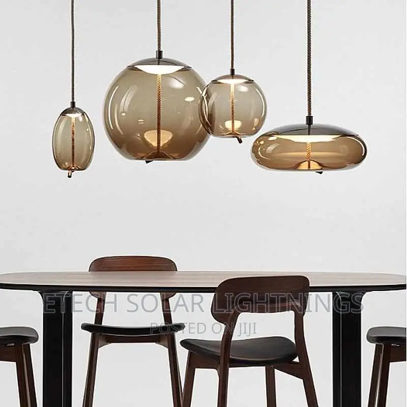 New Luxury L E D Glass Nordic Chandelier Light
