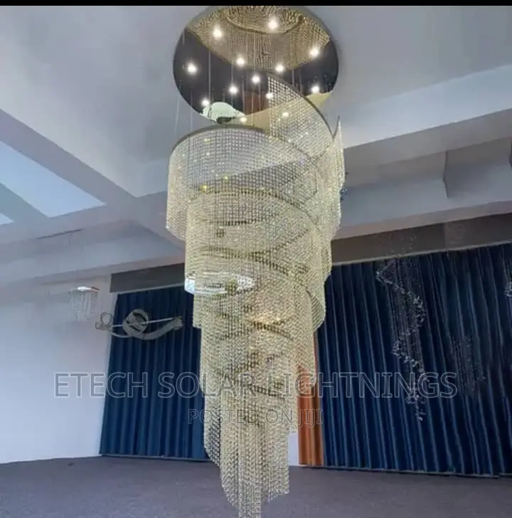 1,500mm Stair Case, Duplex Chandelier Light For Living Room
