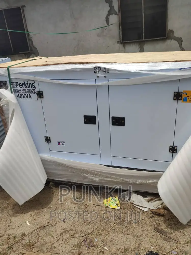 Sp 40kva Perkins Power Silence Generator Fullcopper Engine